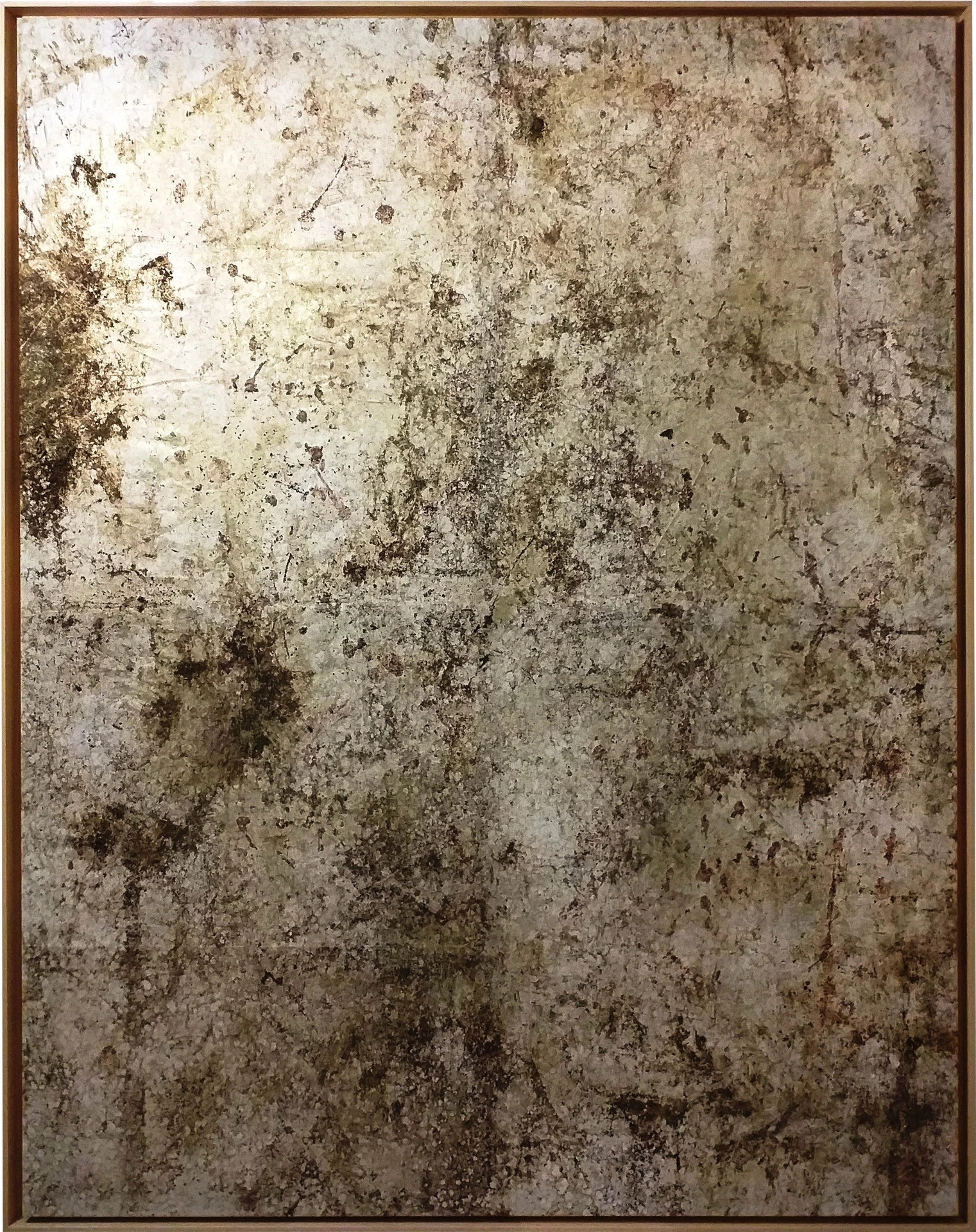 Dávid Norbert / Gold & Mud / olaj - vászon / 130 x 210 cm / vakrámára feszítve, keretben /
